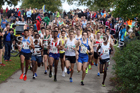 Start of the senior mens 6 stage road relay, 2017 ERRA 6 and 4 Stage and Junior Relays. Photo:  David T. Hewitson/Sports for All Pics